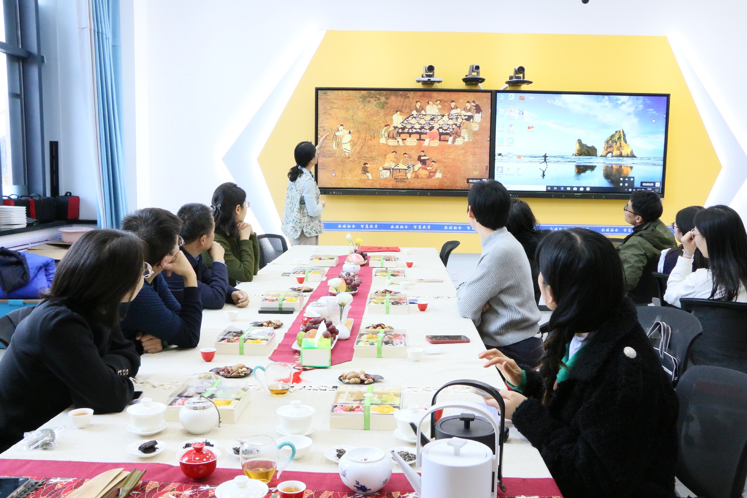 民進寧夏師范大學支部舉辦“ 茶韻話情 共筑教育夢”茶會.jpg